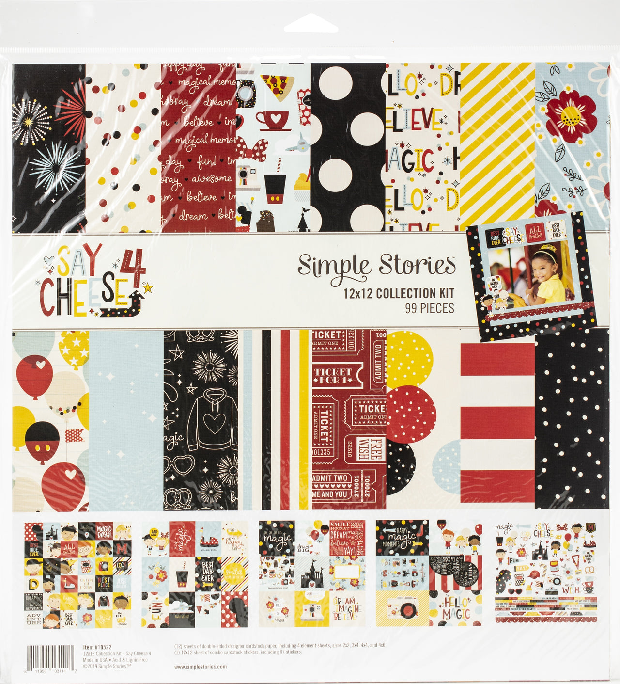 Simple Stories Collection Kit 12"X12" - Say Cheese 4