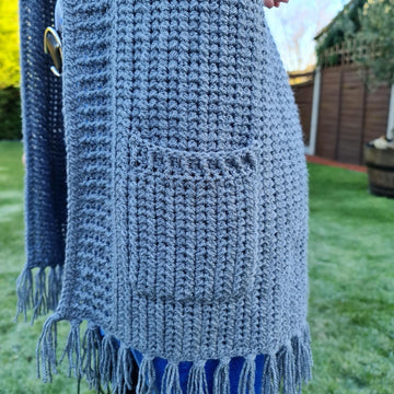 Women's Long Cardigan Easy XS - 3XL (UK 8-26)