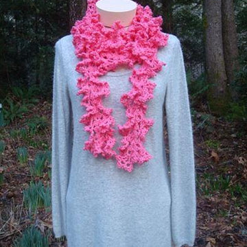 Ruffled Lace Scarf - PA-132