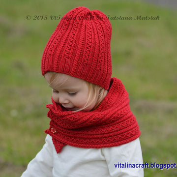 Tiny Cables Hat and Scarf