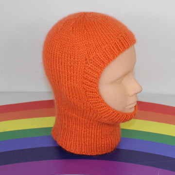 Toddler and Child Simple Aran Balaclava Circular