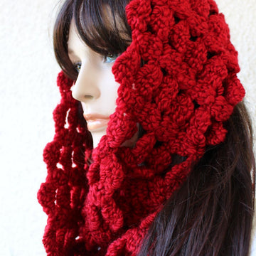 Grey & Black Infinity Scarf