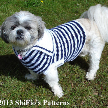Crochet Pattern dog coats  #247