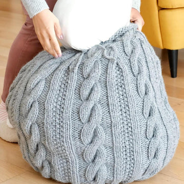Milk Bun Pouf