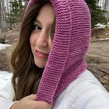 Raspberry Sorbet Knit Balaclava