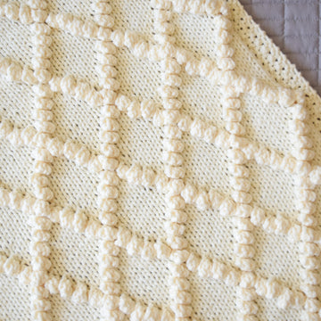 Bobble Knit Throw