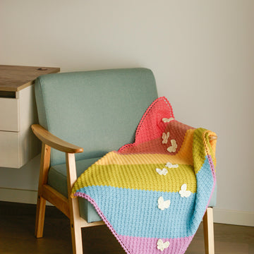 Crochet Rainbow Baby Blanket