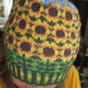 Sunflower beanie