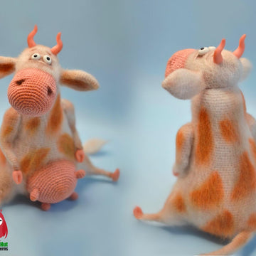 287 Cow and Bull with clothing