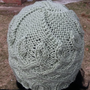 Cabled Trellis Hat