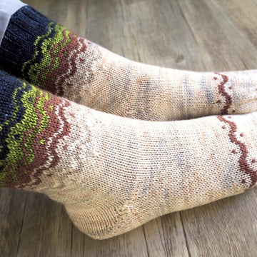 Painted Waves Socks