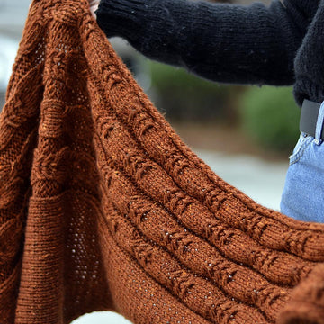 Honey Rye Shawl