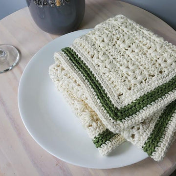 Ivory Sage Dish Towel