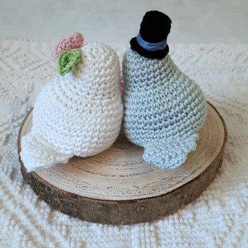 Bride and groom birds