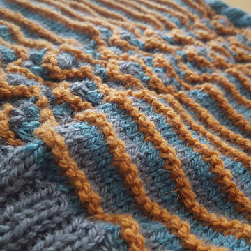 Stripy Cropped Cardigan