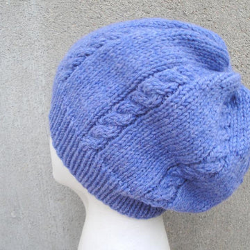 Lavender Cable Hat
