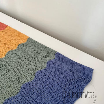 Rainbow Wave Baby Blanket