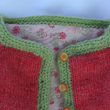 Rhubarb & Custard Cardigan