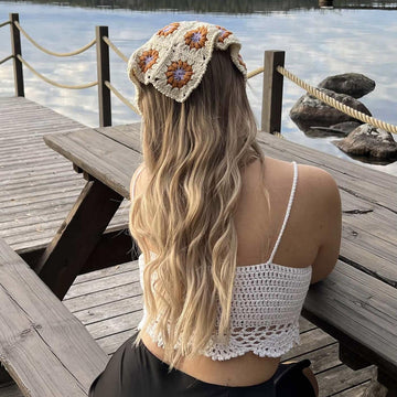 Cool Granny Square Bandana