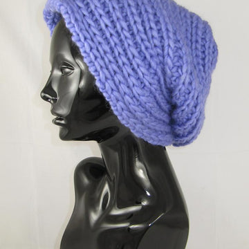 Super Chunky Side Rib Slouch Hat