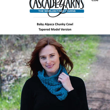 Cowl Neck Wrap in Cascade Baby Alpaca Chunky - C190