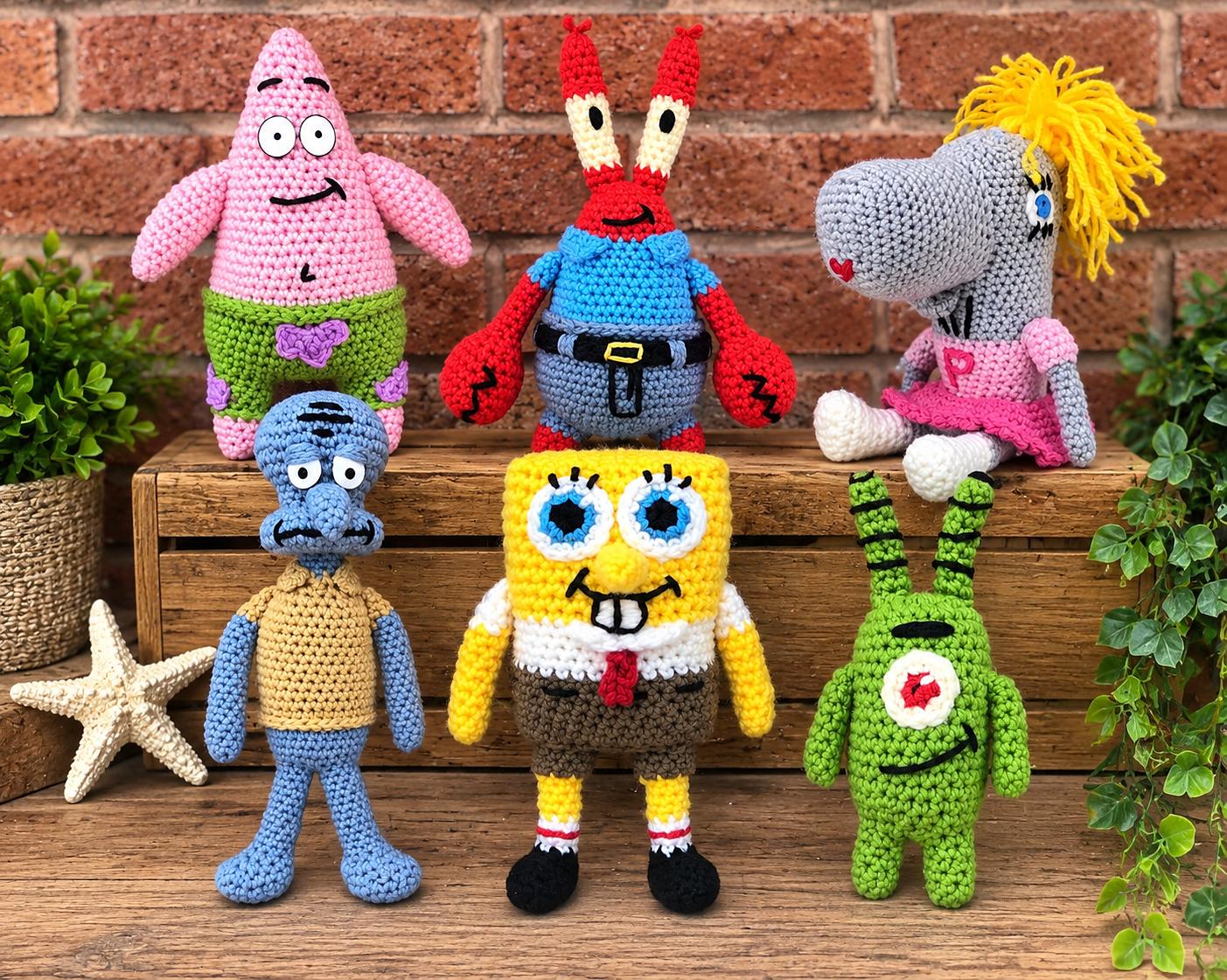 Sponge Bob Square Pants Crochet Pattern