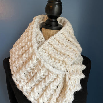 EASY Last-Minute Ribbed Scarf