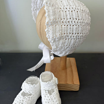 Baby Girl Christening Outfit Pineapple Stitch