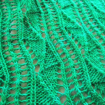Faceted Lace Wrap and Scarf