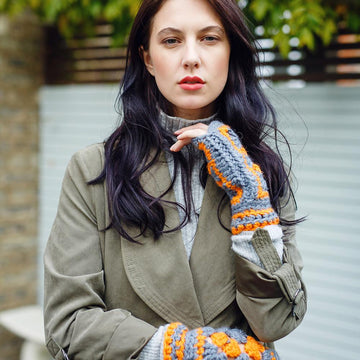 Granny Square Mitts
