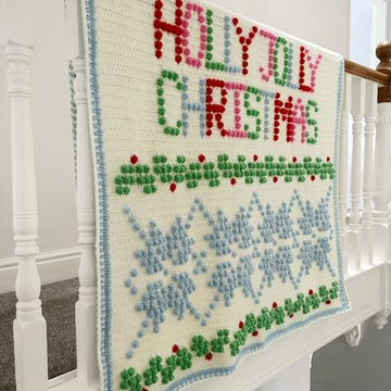 Holly Jolly Christmas Blanket