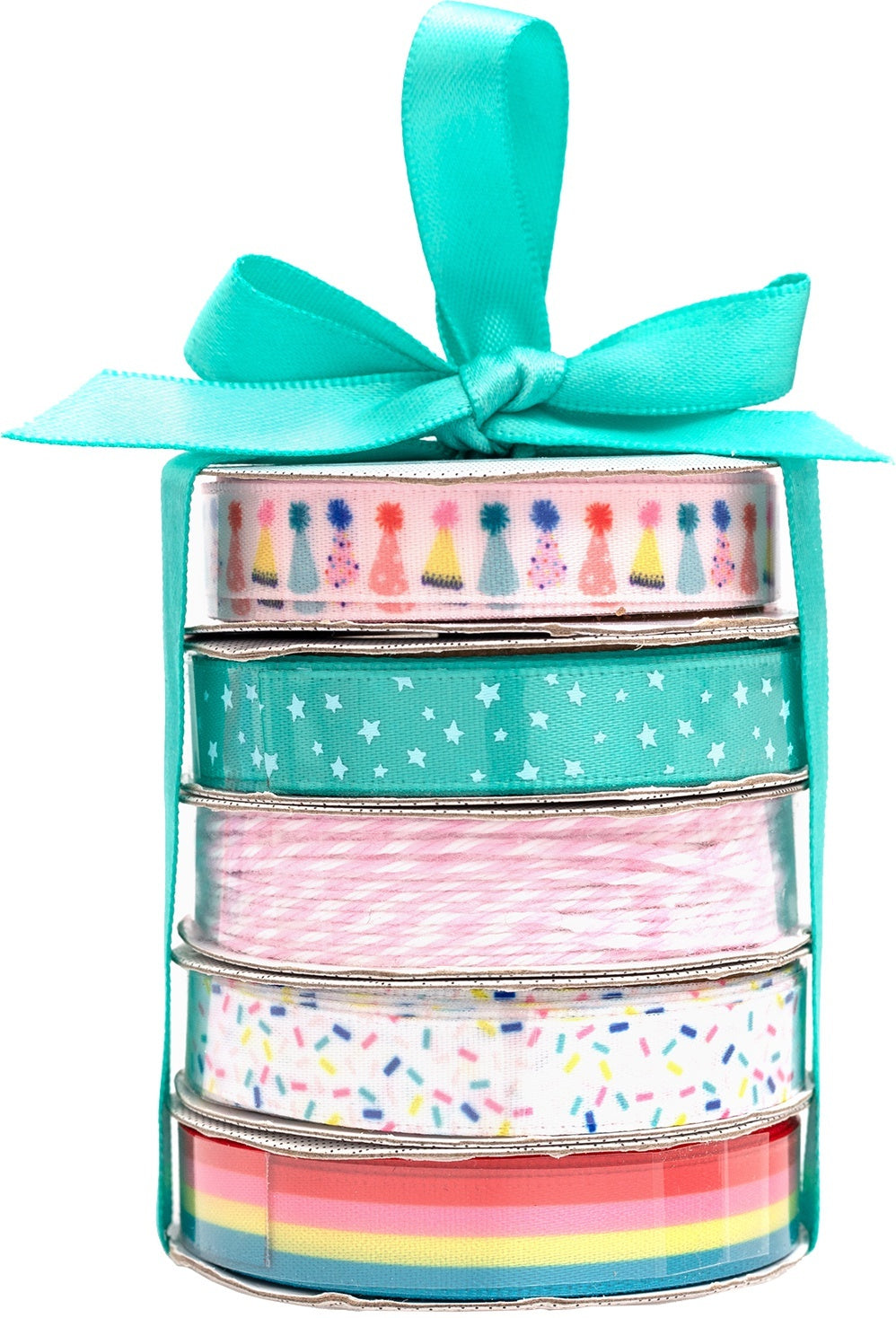 American Crafts Premium Ribbon & Twine 5/Pkg - Birthday