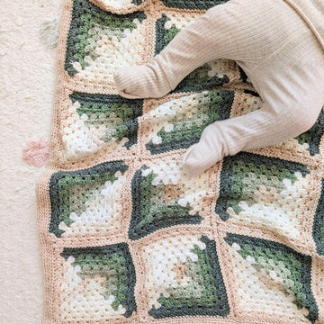 Log Cabin Baby Blanket