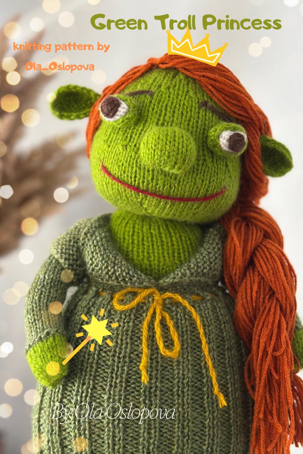 Princess Fiona Shrek Knitting Pattern