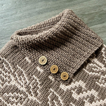 Flowing Cables and Vines Poncho