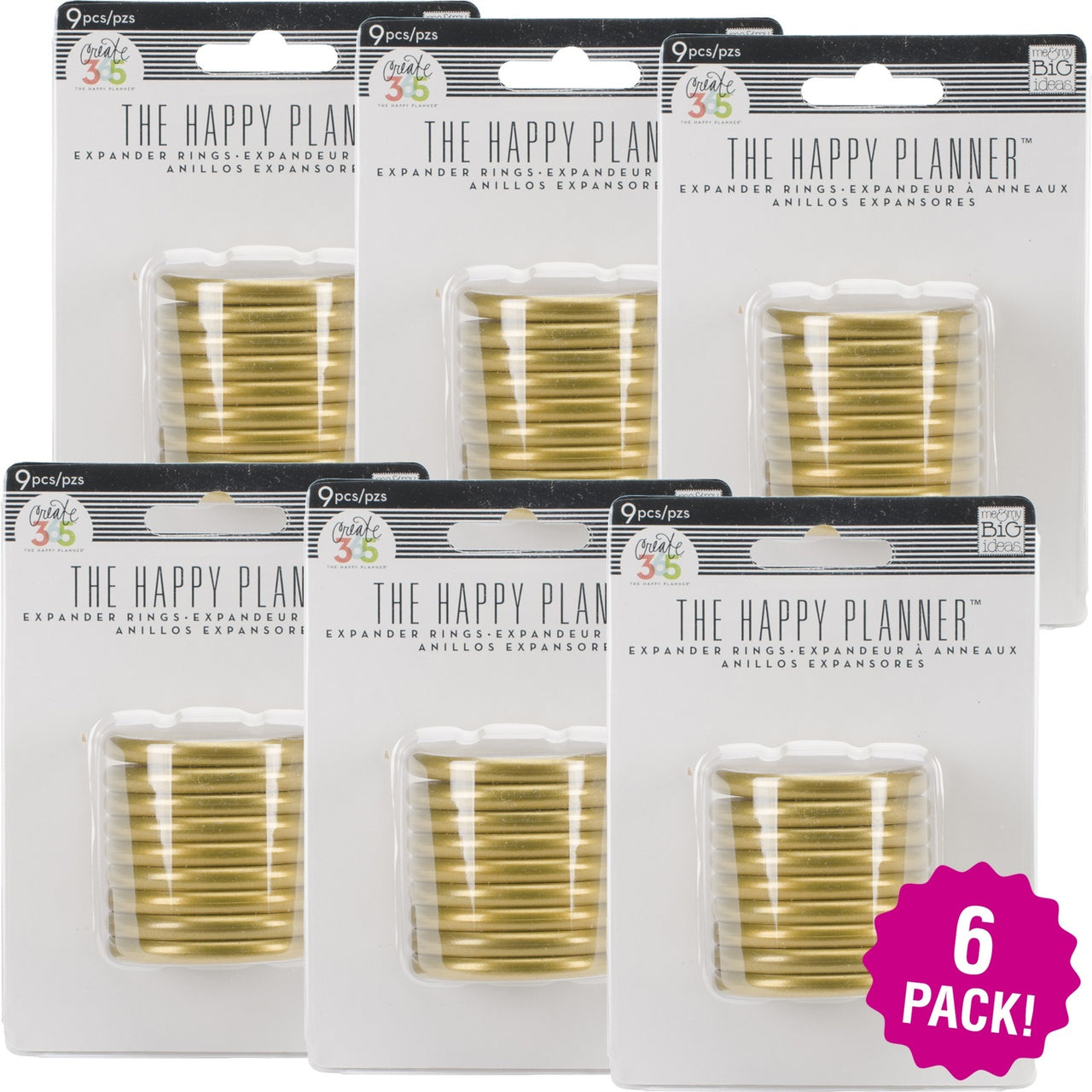 ODDITIES Happy Planner Discs 1.75" 54/Pkg - Gold 1.75"