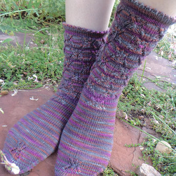 Gossamer Butterfly Socks