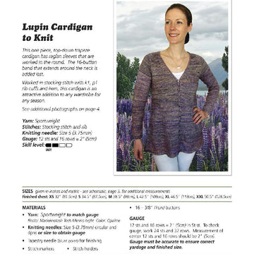Lupin Cardigan to Knit