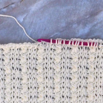 Tunisian Mini Cables Afghan
