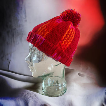 Vertical Stripe Toque, Touque, or Beanie Hat
