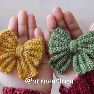 Knitted Rib Bow Hair Accessories