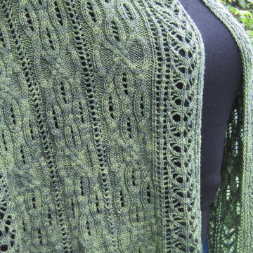 Clifton Cable Lace Shawl