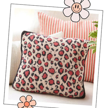 Leopard Print Cushion