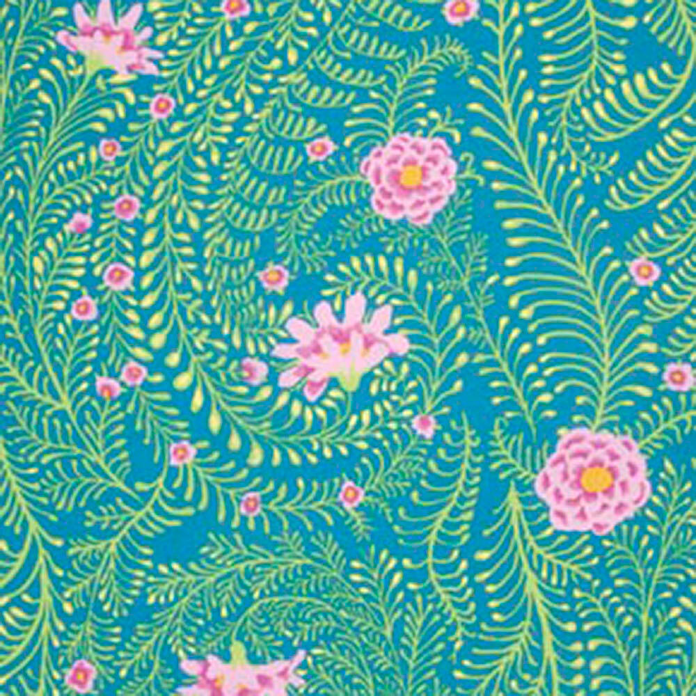 Kaffe Fassett Ferns - Turquoise
