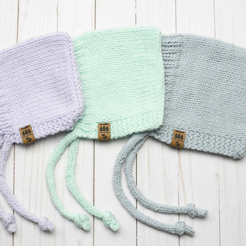 Pixie Bonnet Worsted Hat