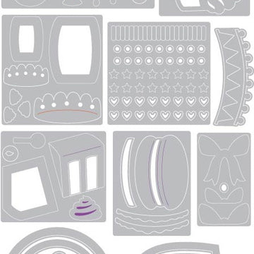 Sizzix Thinlits Dies By Courtney Chilson - Mini Sweet Treats