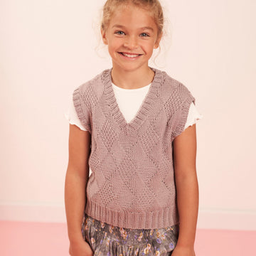 Mini Huxley Vest in Rowan Alpaca Soft DK PDF