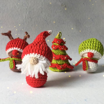 Santa Claus - Christmas Decoration, Christmas gifting idea, Christmas Toys for Kids, Christmas Tree Decoration, Christmas crochet pdf pattern with video tutorials