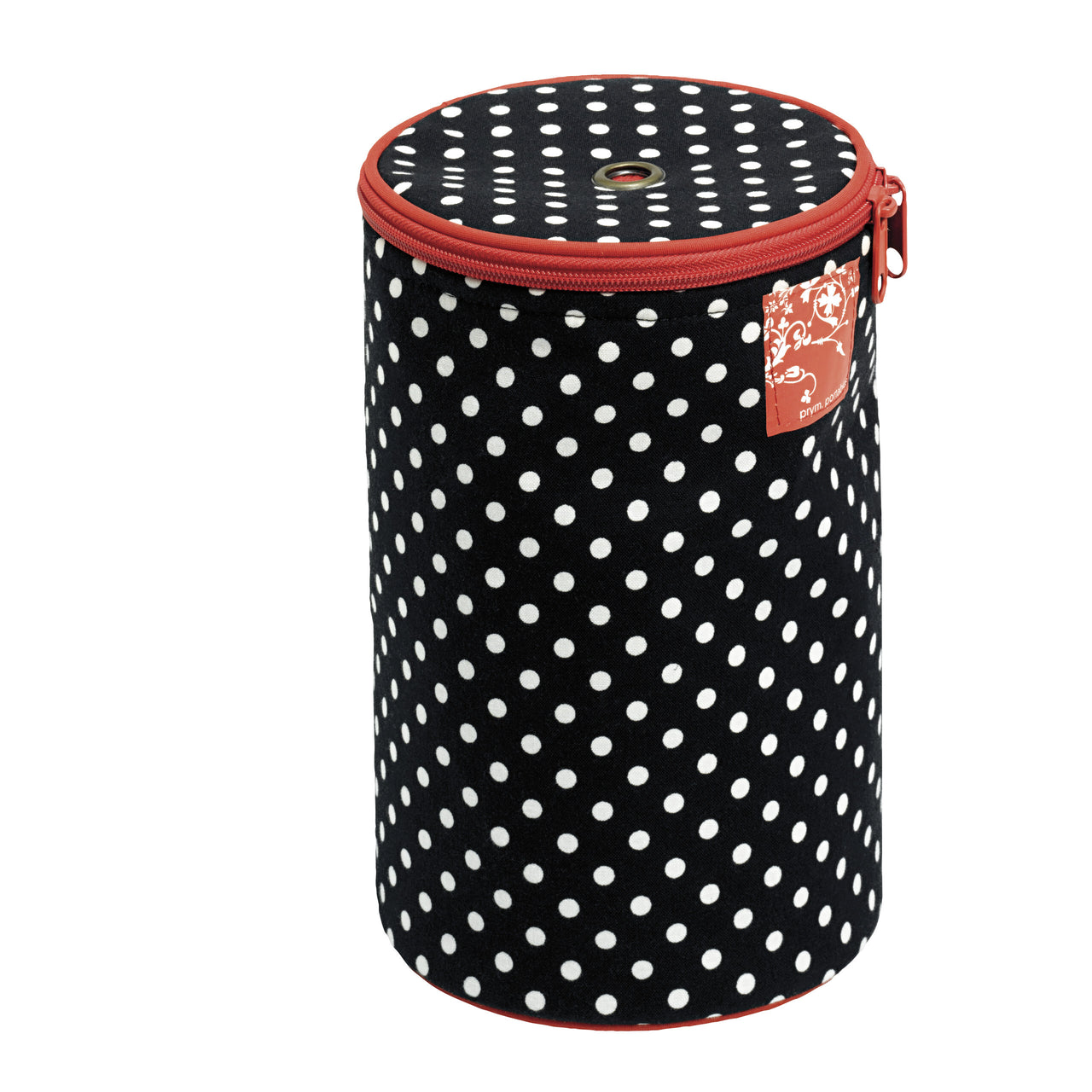 Prym Black/White Polka Dots Wool Dispenser
