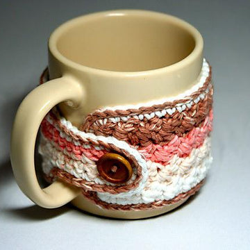 Mug Warmer - Wrap Around Cozy With Button Closure